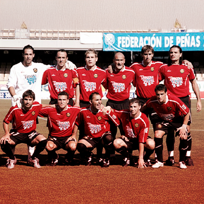 Imatge històrica del Gimnàstic de Tarragona jugant un partit